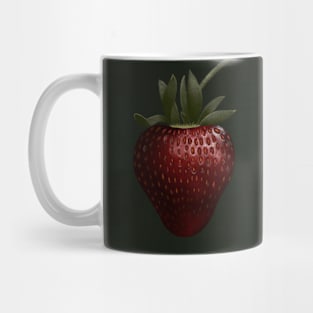 Strawberry in black Mug